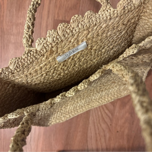 Dôen RARE Cristobal Bag in Natural Raffia - Picture 4 of 5